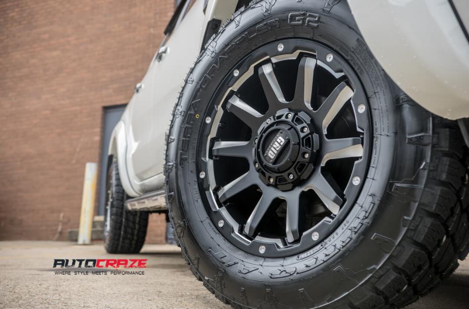 FORD RANGER GD05 MATTE BLACK MILLED ACCENTS